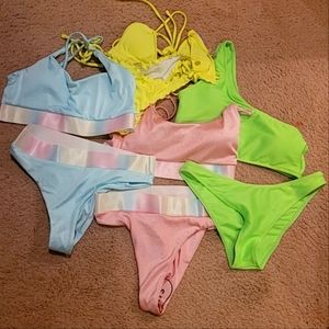 size small/medium bikinis